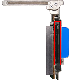 Quiver 1U Hybrid Gen2 PCIe Riser Card M.2 Boot Drive Installed