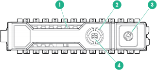 Small form factor (SFF) drive LEDs on the HPE Apollo 4200 Gen9 node