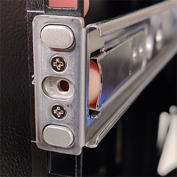 Snap the Outer Rail into the Rack